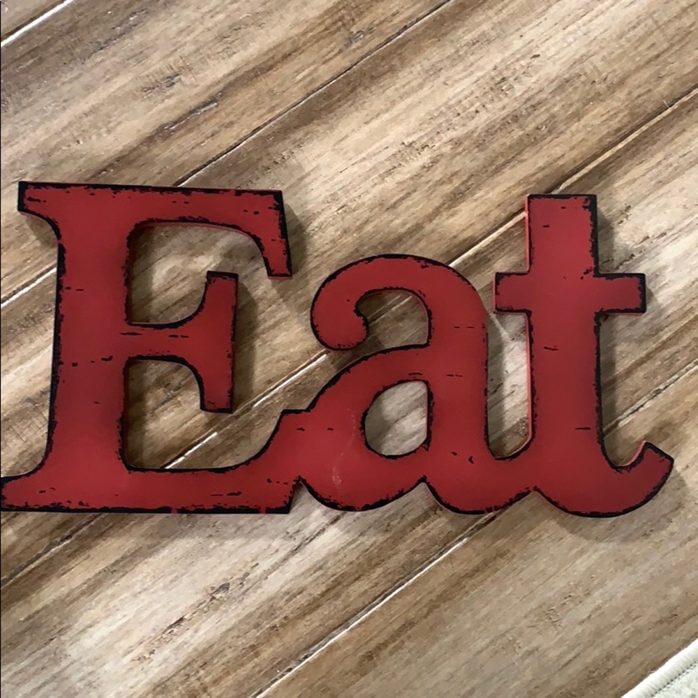 “Eat” Kitchen Wall Art